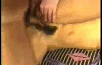 Bbw يعطي لي footjob ويأخذ الديك.